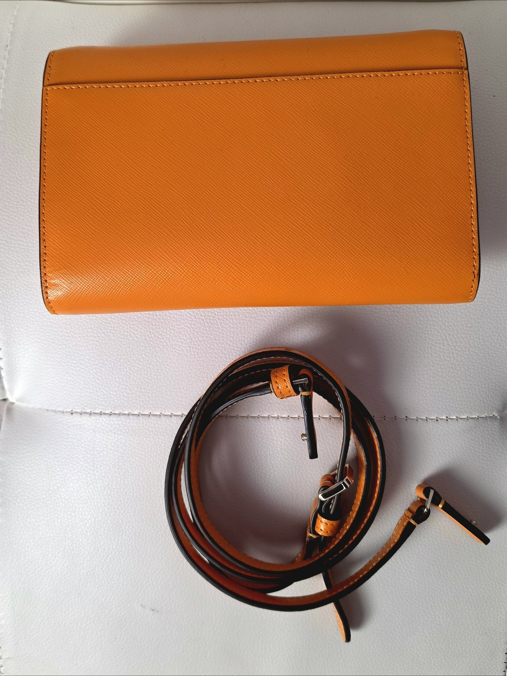 Kate Spade Orange Leather Crossbody Bag - Picture 2 of 5